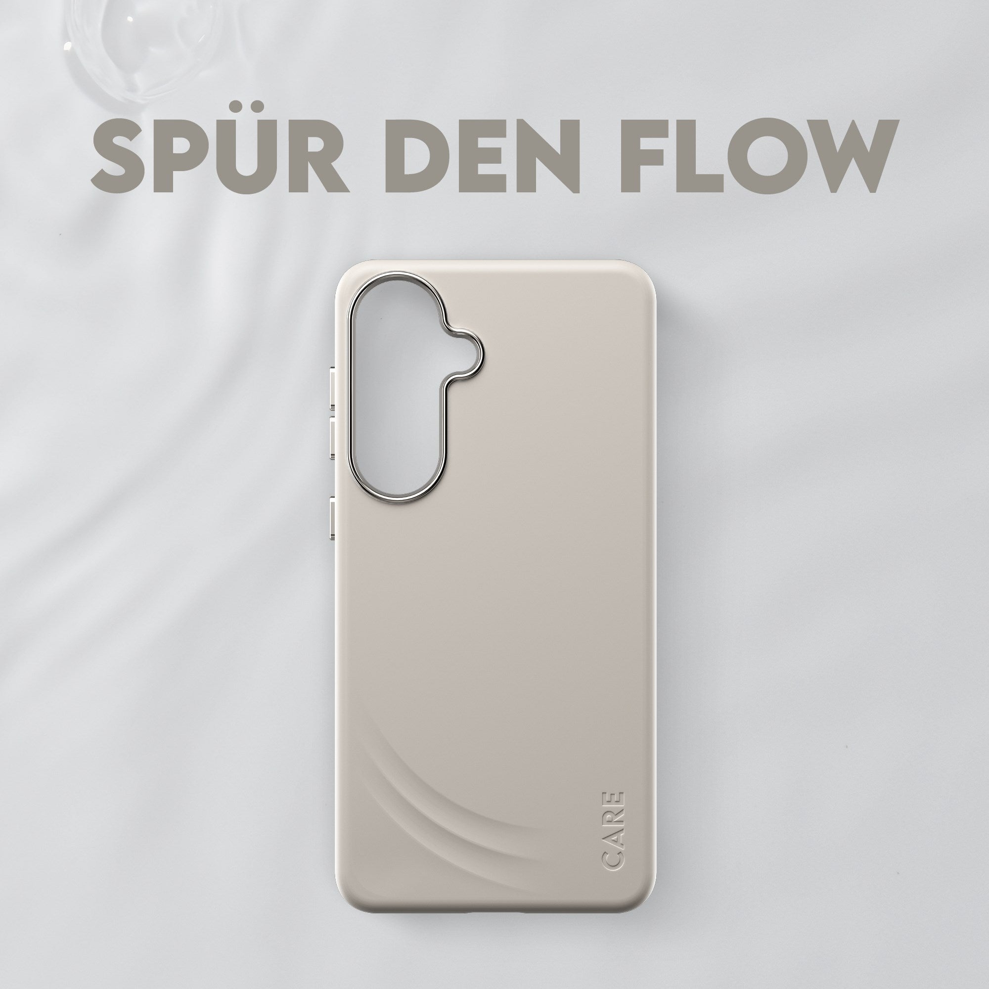 CARE™ by PanzerGlass® Flow Case Vanilla m. Qi Samsung Galaxy S26
